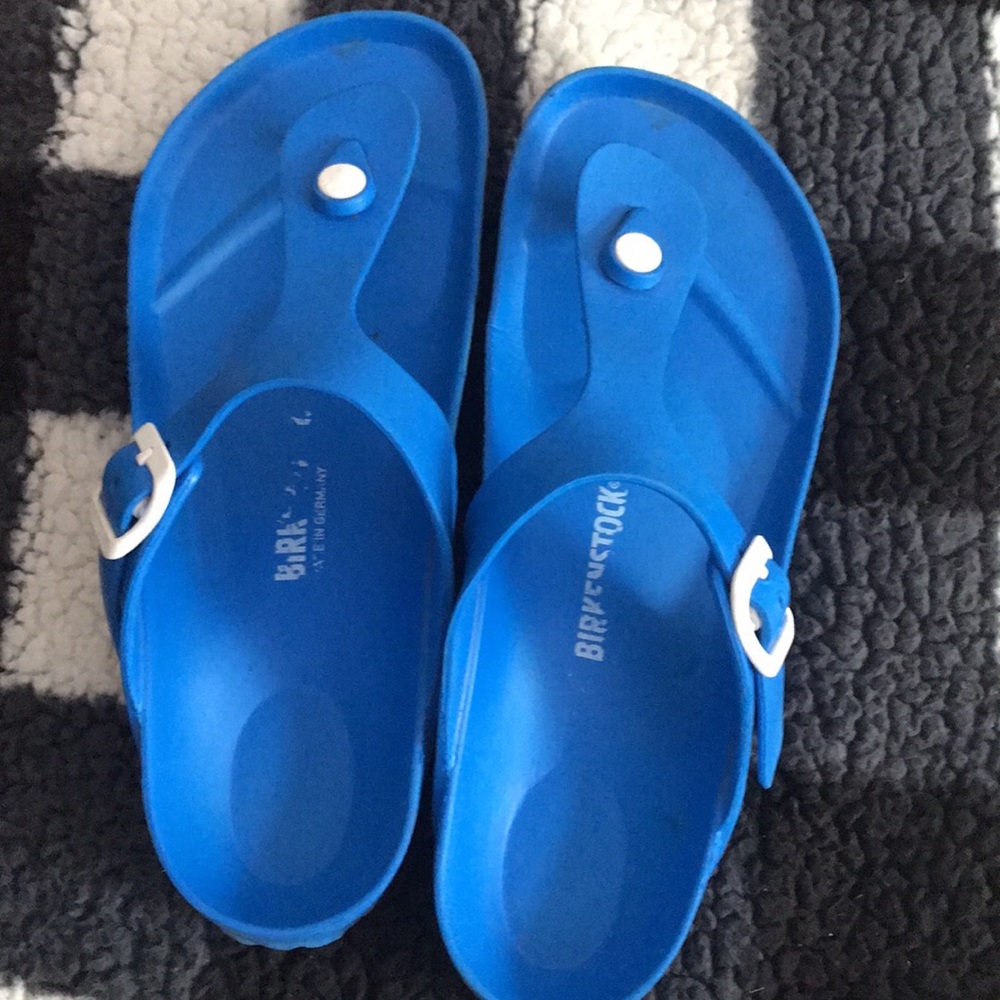 Blue Waterproof Birkenstocks